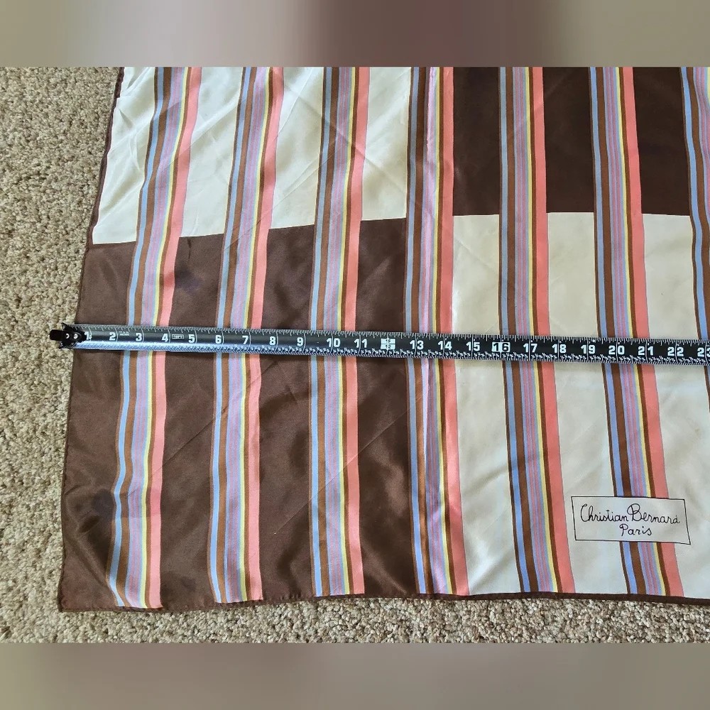 Christian Benard Paris Striped Scarf