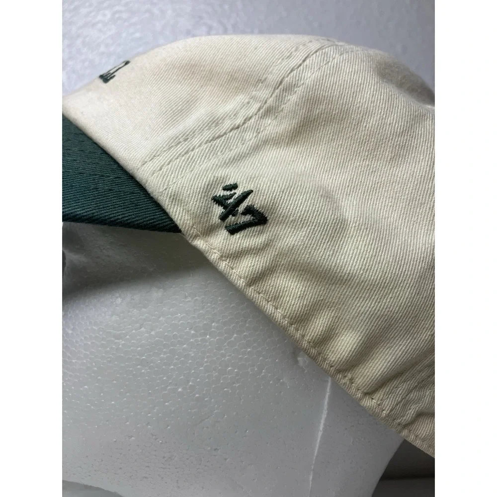'47 Green Bay Packers Two Tone Green White Adjustable Hat Cap Embroidered‎