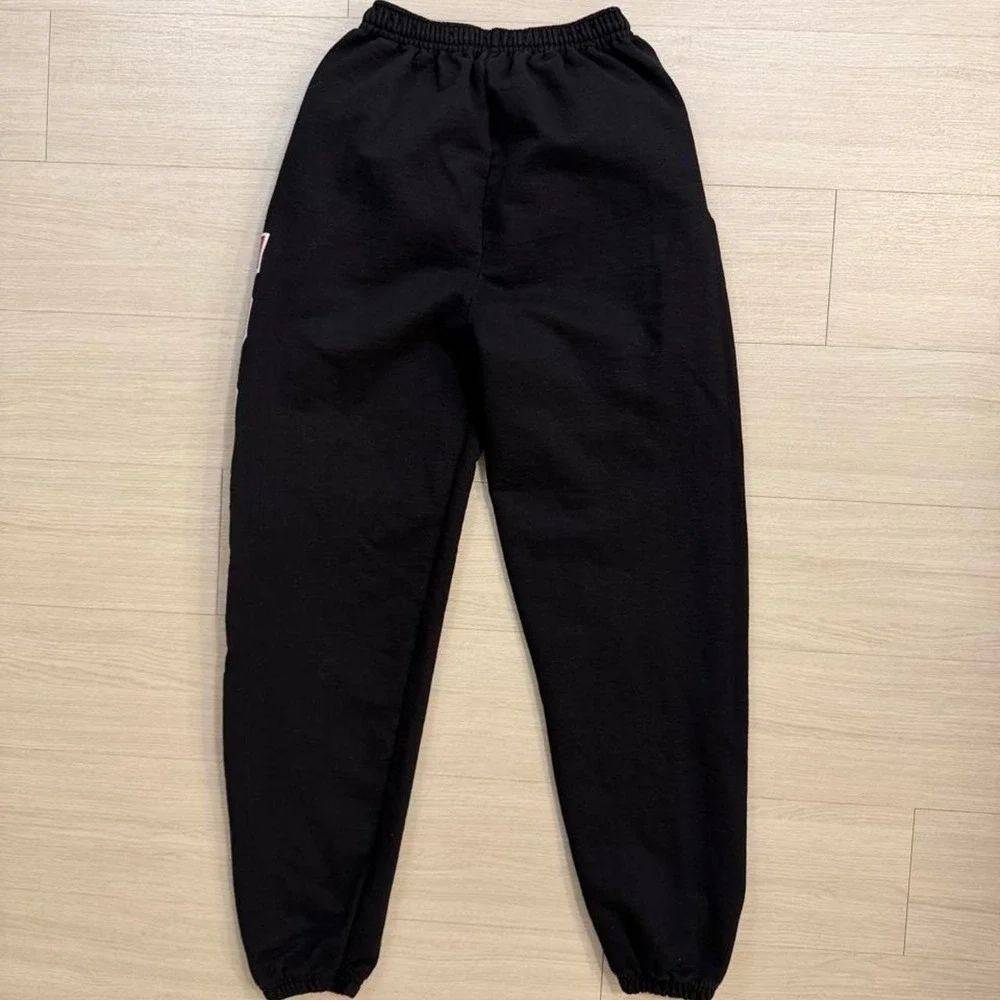 Champion San Diego State University Black Cuff Sweatpants Mens Size Small Cozy