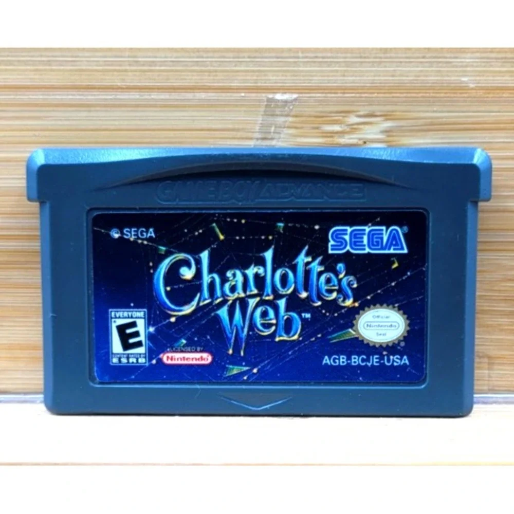 Charlotte's Web (Nintendo Game Boy‎ Advance, 2006) Tested & WORKS
