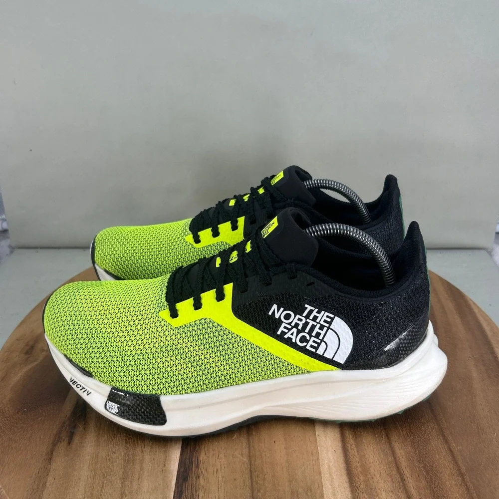 The North Face Vectiv Eminus Mens Trail Running Shoes Black Yellow Size 10