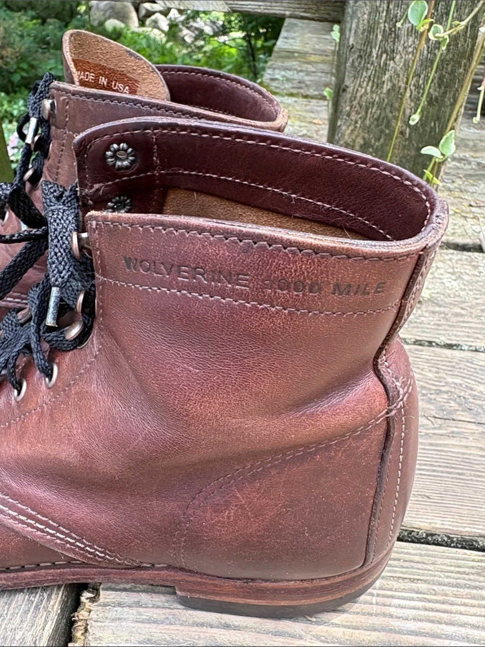 Wolverine 9D Brown Leather Lace-Up Men’s Work Boots