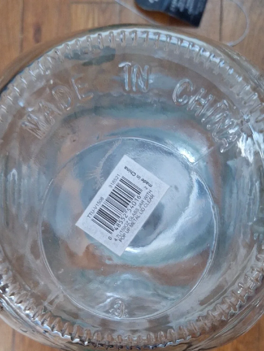 Mason clear glass
