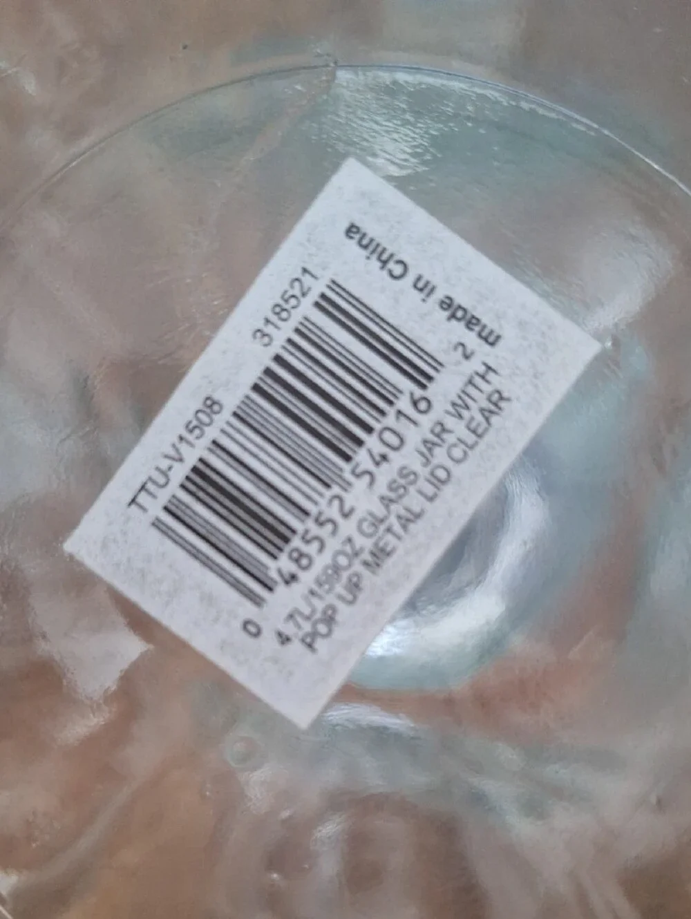 Mason clear glass