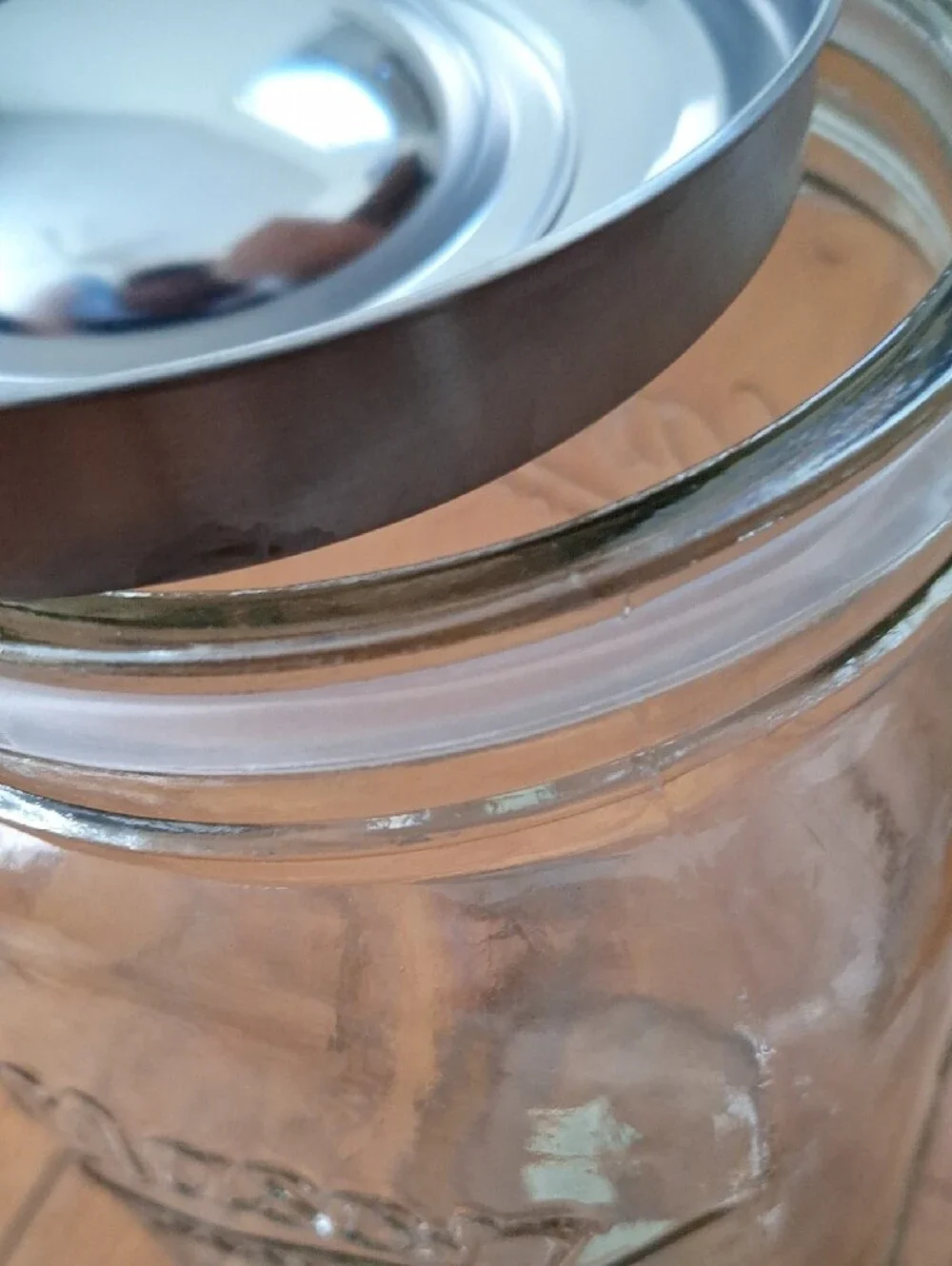 Mason clear glass