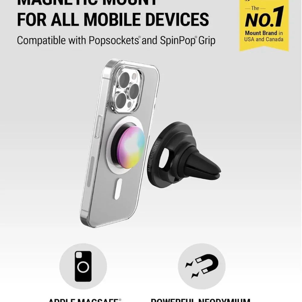 Scosche MagicMount Flip 2-Pack Magnetic Phone Mount Dash/Window/Vent MagSafe