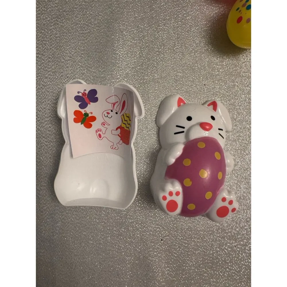 Lot of 28 Easter Eggs Bunnies Carrots Chicks Flowers Stickers Egg Hunt