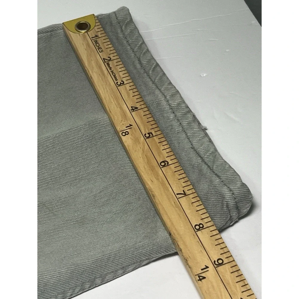 Levis 550' Jeans Mens 42x30 Gray Denim Relaxed Fit Black Tab 90s Made USA