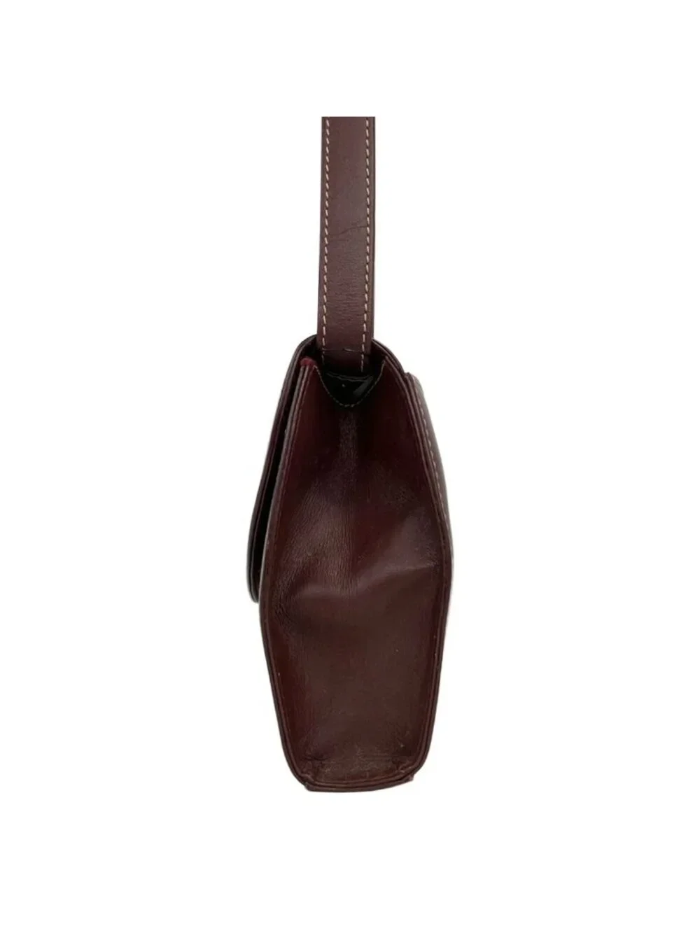 Cartier Shoulder Bag Must Line Bordeaux Leather
