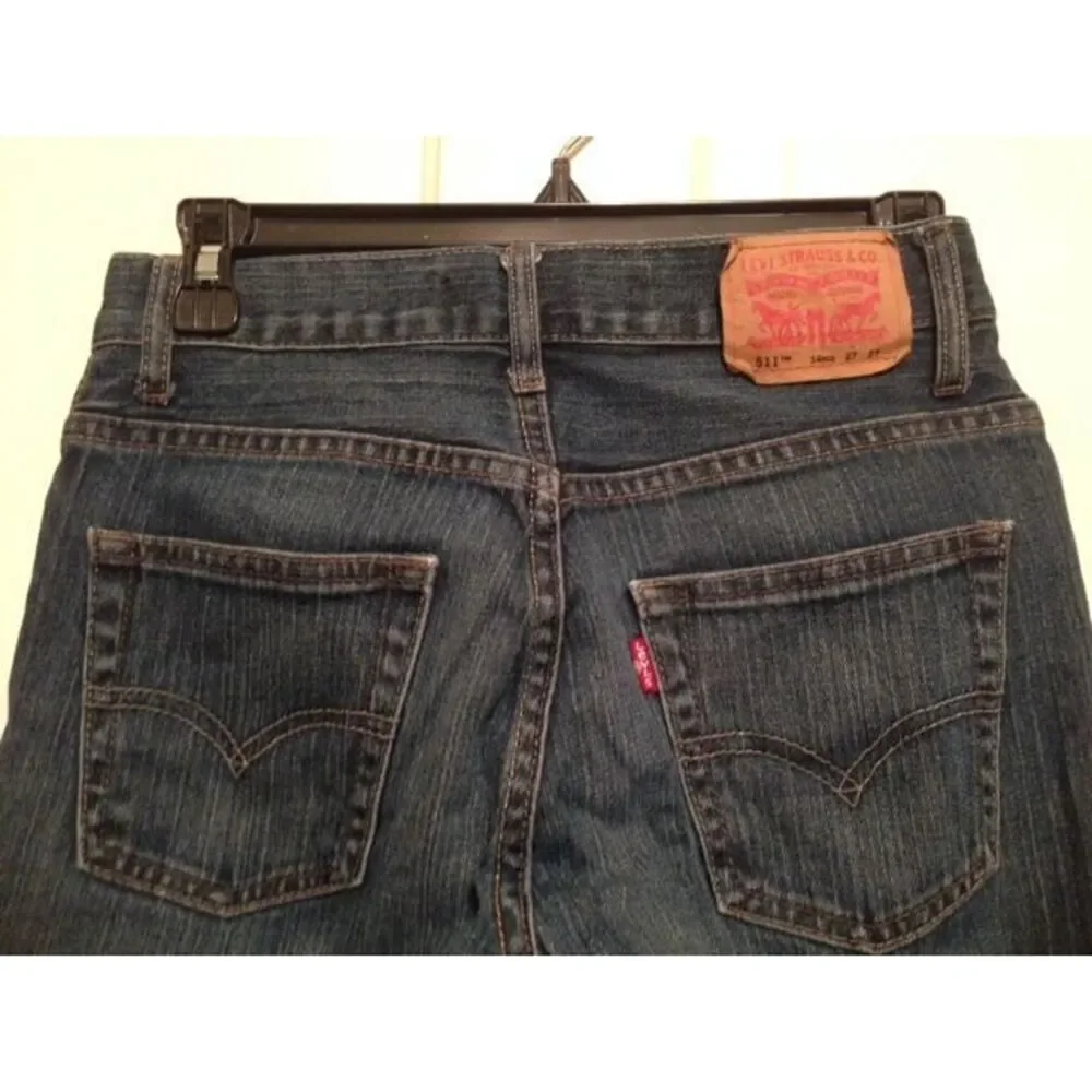 LEVI'S 511 SIZE 14 REG 27X27 JEANS