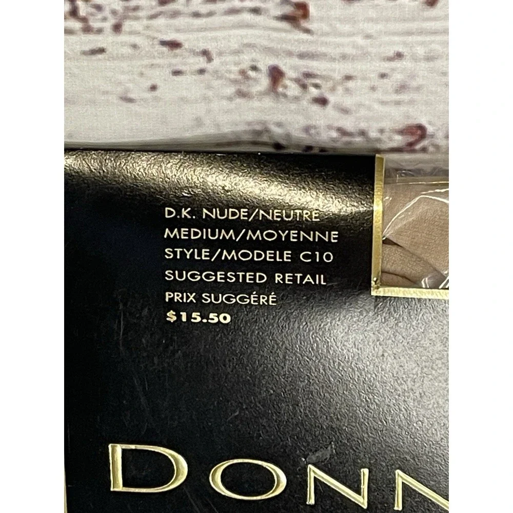 Donna Karan Essential‎ Toners Medium Nude Pantyhose Style C 10