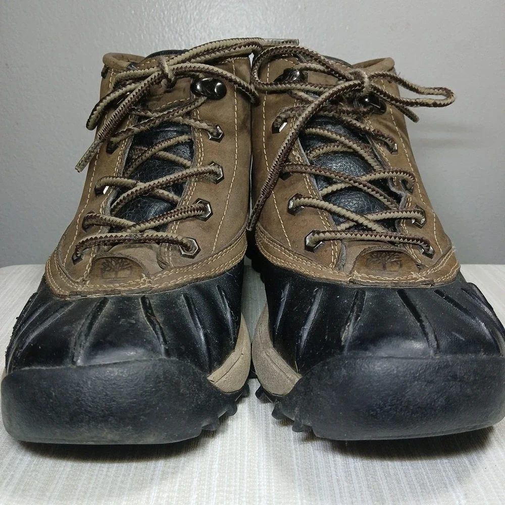 Timberland Men's Sz 7 Leather Waterproof Duck‎ Boot Used barn chore outdoor