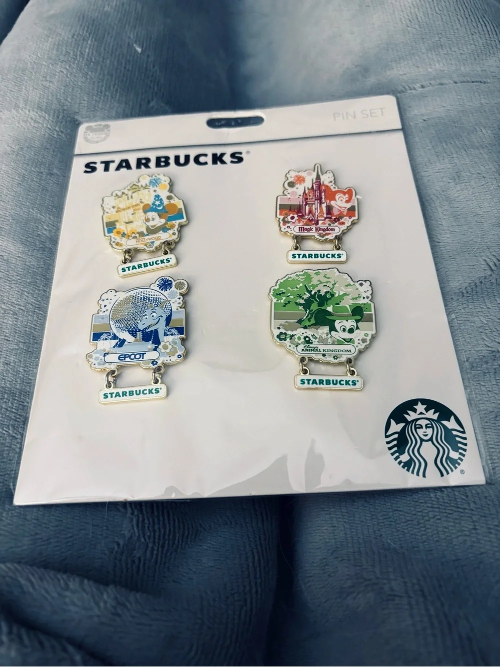 New Starbucks Disney 50th Anniversary Pin Set