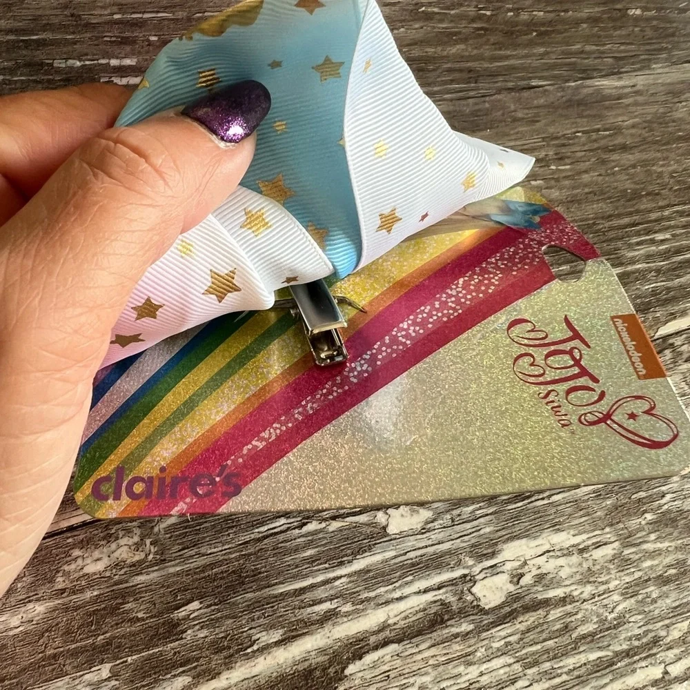 Jojo Siwa Nickelodeon 2017 Large Mermaid Hair Bow Clip Multicolored Light New‎