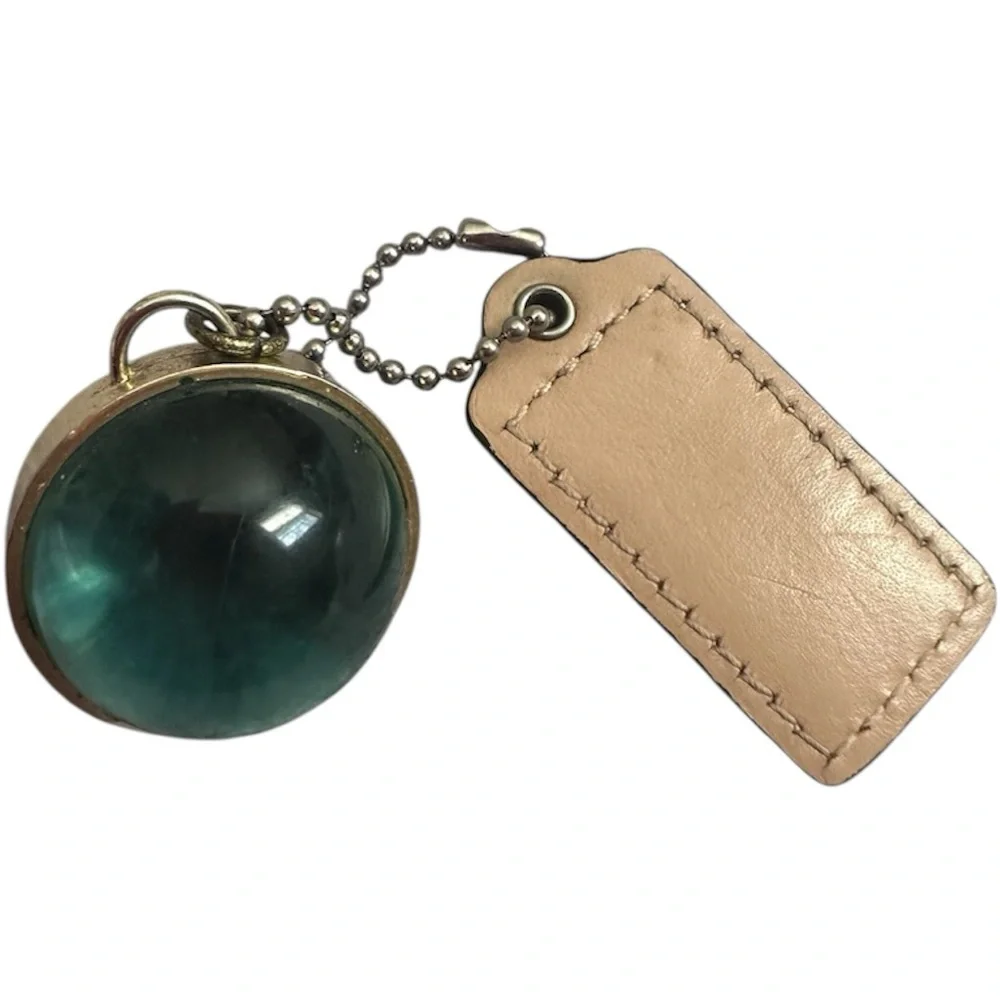 RARE Coach Y2K Orb Charm + Hang Tag