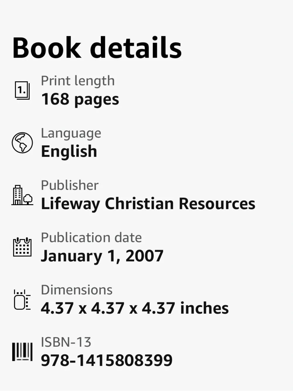 Lifeway this master