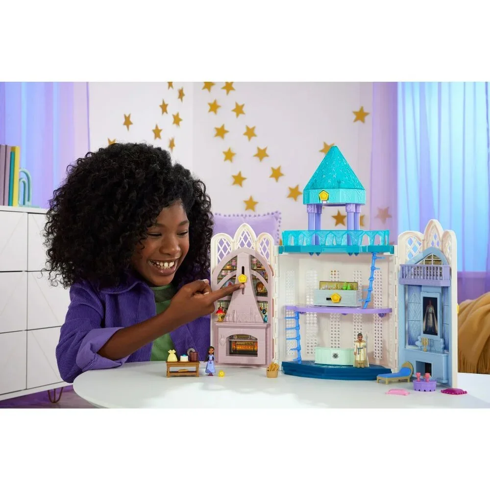 Disney Wish Rosa Castle Play Set 20+ Pieces New in Box