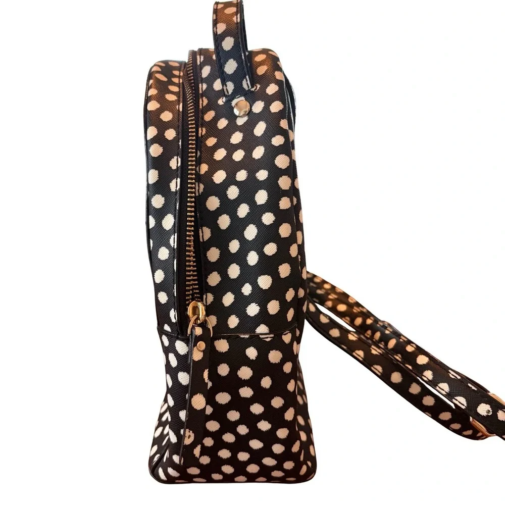 Kate Spade • Laurel Way Printed‎ Musical Dot Black White Sammi Backpack Bag
