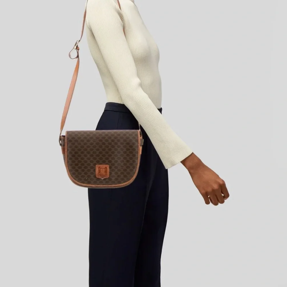 CELINE Vintage Macadam Crossbody (excellent‎ condition)