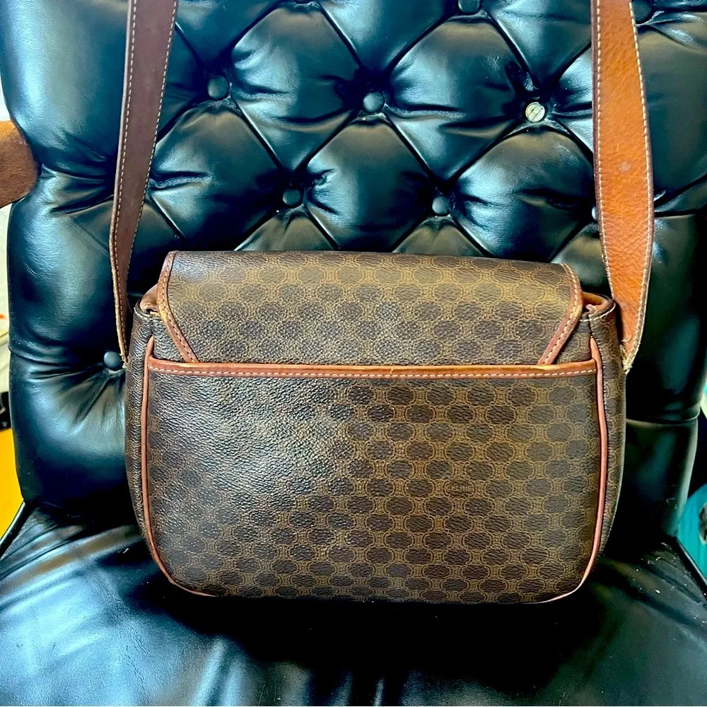 CELINE Vintage Macadam Crossbody (excellent‎ condition)