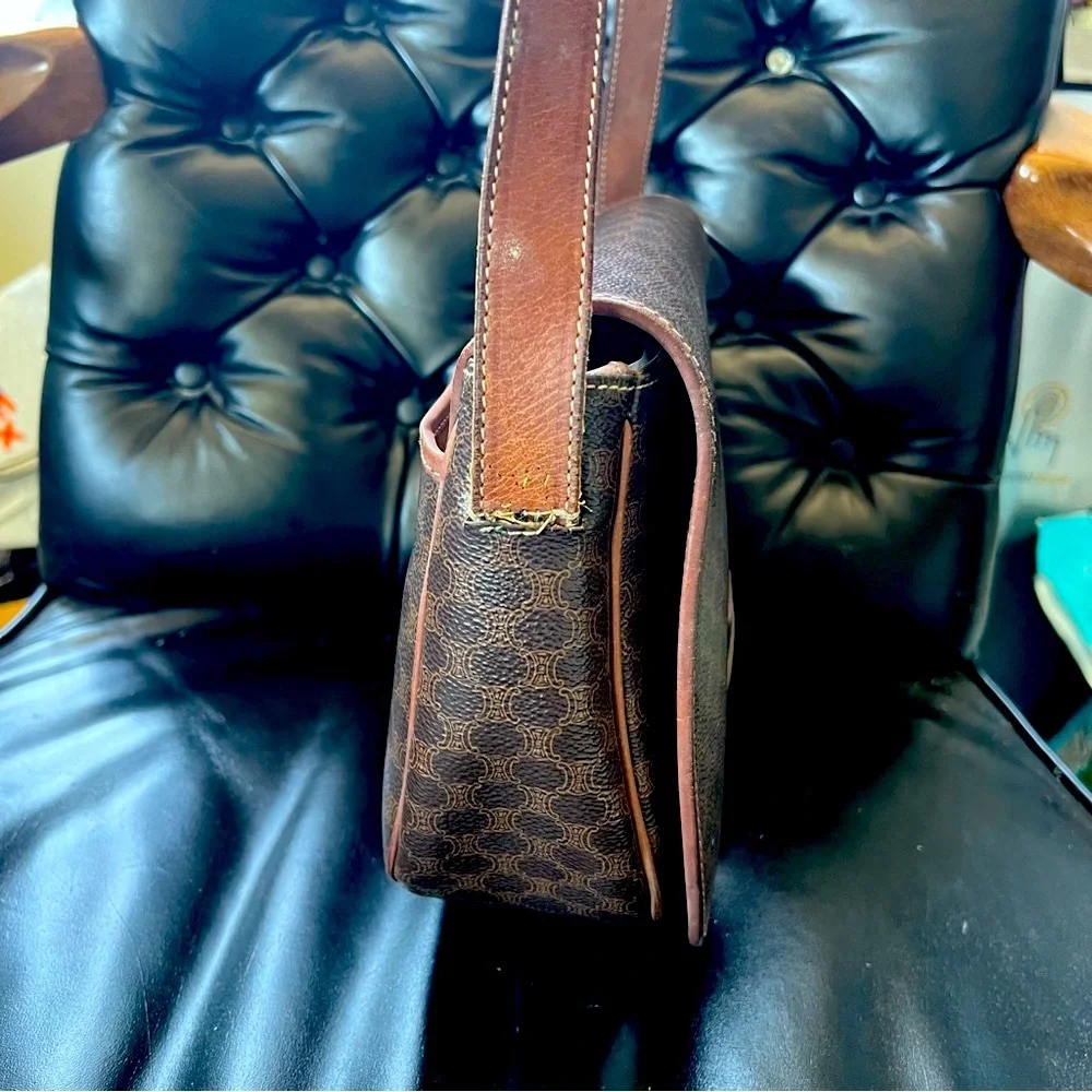CELINE Vintage Macadam Crossbody (excellent‎ condition)