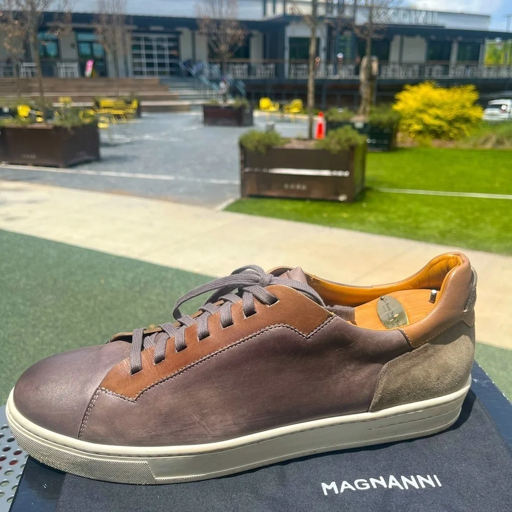 Magnanni 22963 Low-Top Leather Lace up dress Sneakers Mens Sz13 Shoes Nordstrom