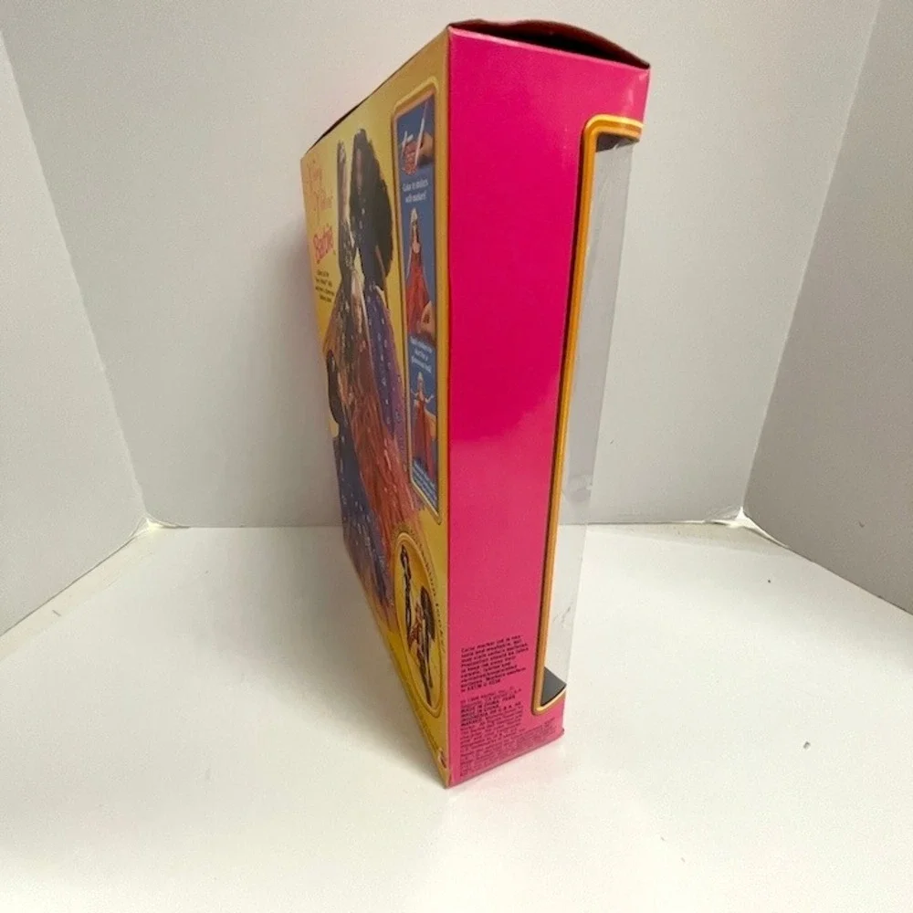 Very Velvet Barbie Doll Red Sparkly Gown Crown Markers Sticker Sheets‎ New