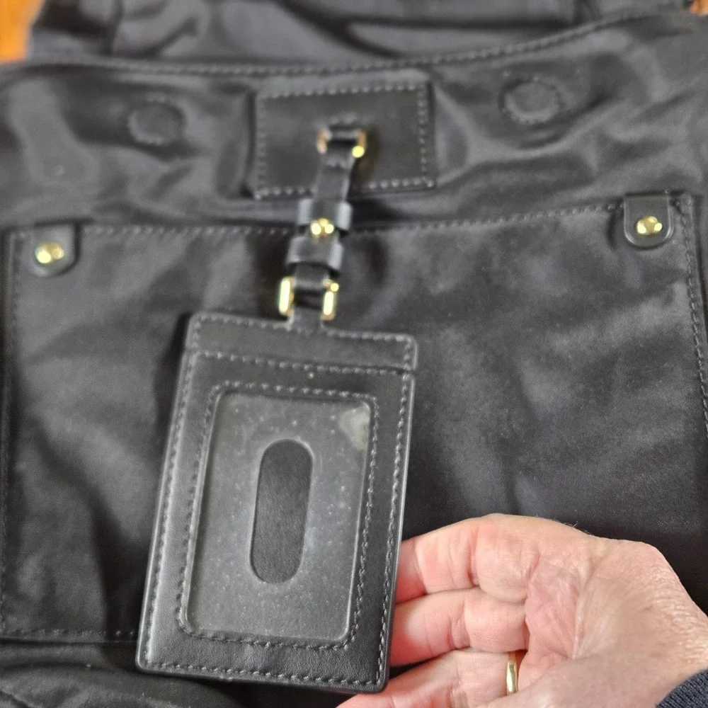 Marc‎ by Marc Jacobs Mini Preppy Natasha Black Nylon Convertible Crossbody Bag