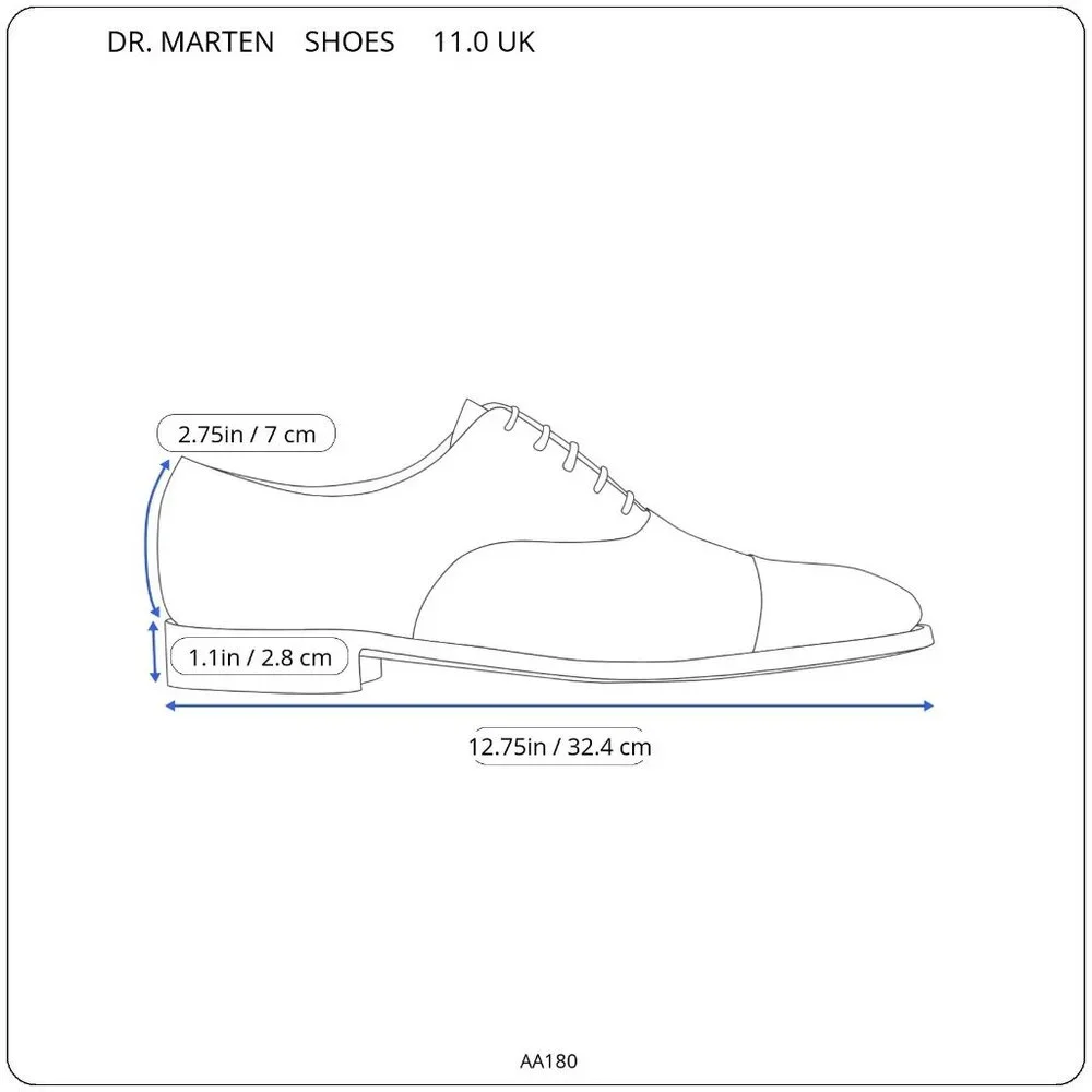 Dr. Martens sizing signs wear