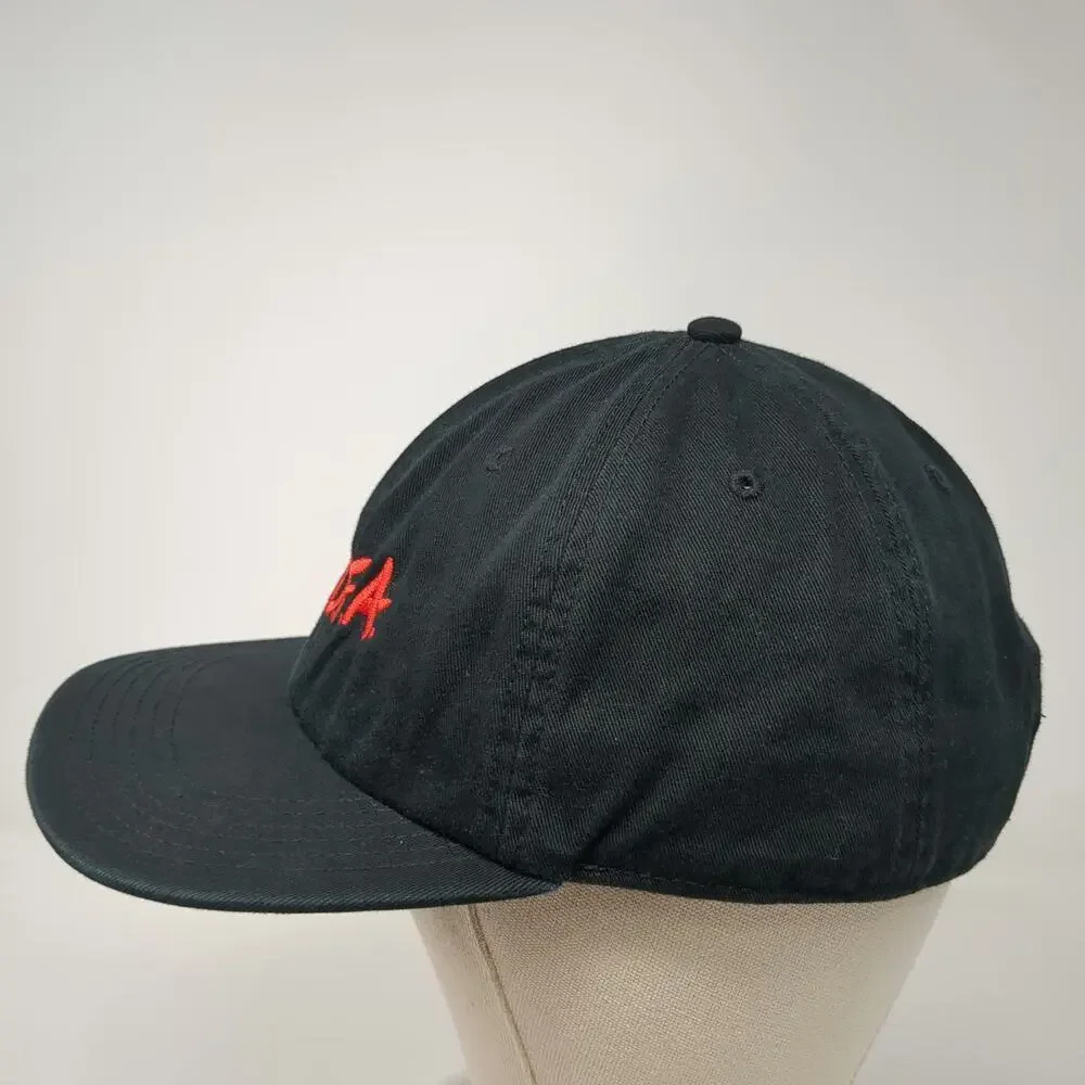 AS Colour Baseball Cap Black One Size SOFA Embroidered Cotton Slideback Hat