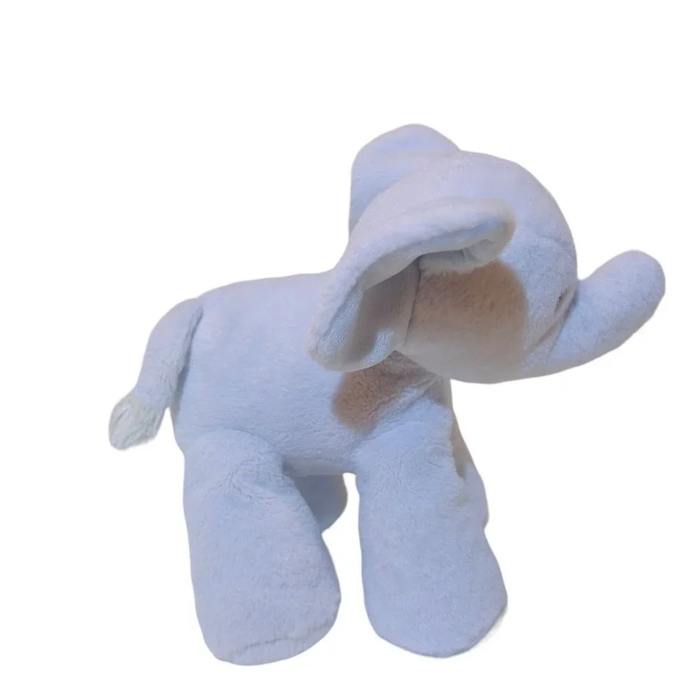 Edgehill Collection GUND Grey‎ Elephant 9” Plush Stuffed Animal Beanie Feet Toy
