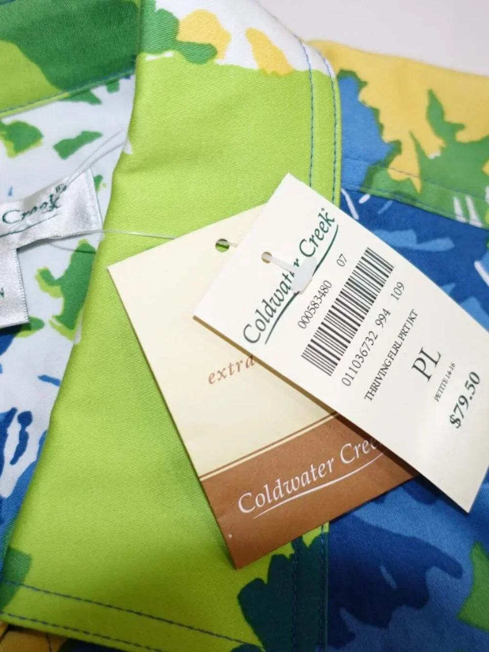 Coldwater Creek tags front