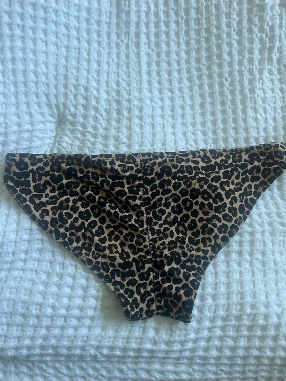 Women’s Xhilaration Cheetah Bikini Swim Bottoms Sz L