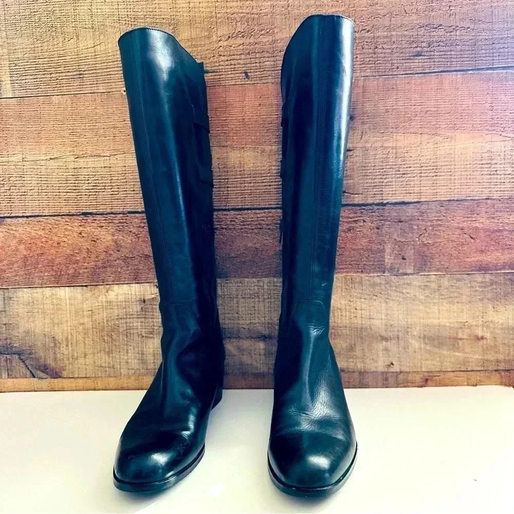 Sesto Meucci Italian Leather Knee High Boots