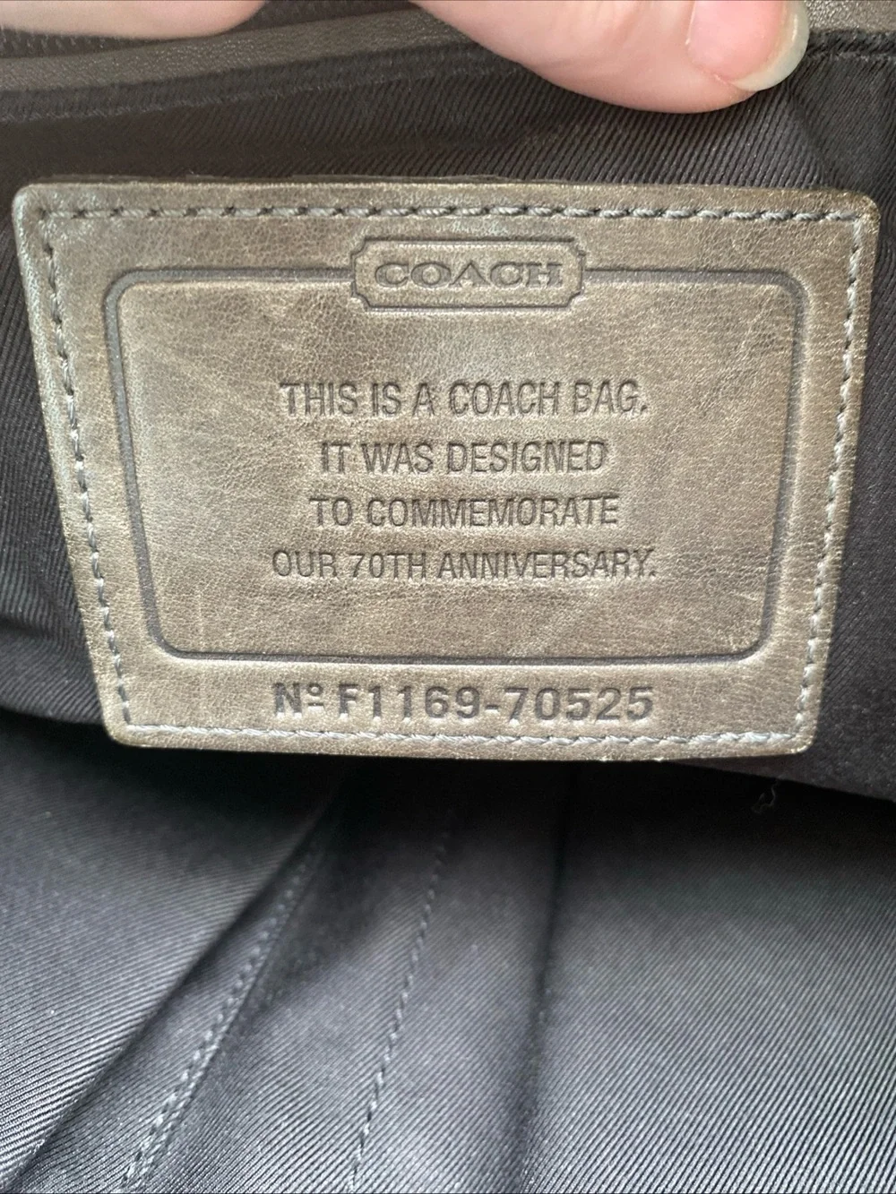 Coach messenger flap