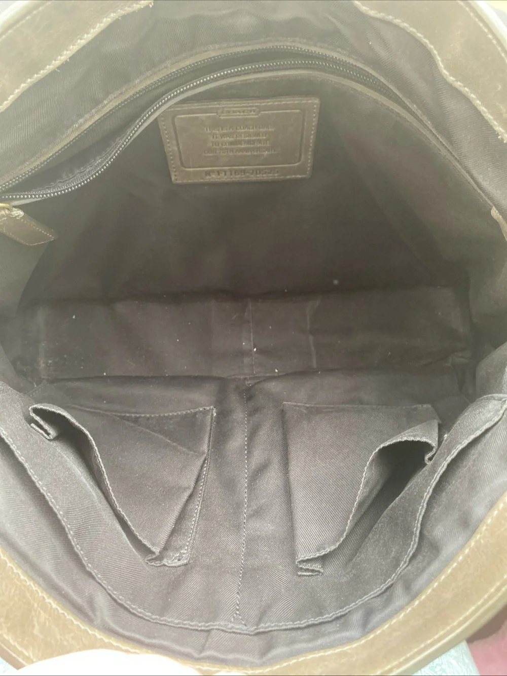 Coach messenger flap