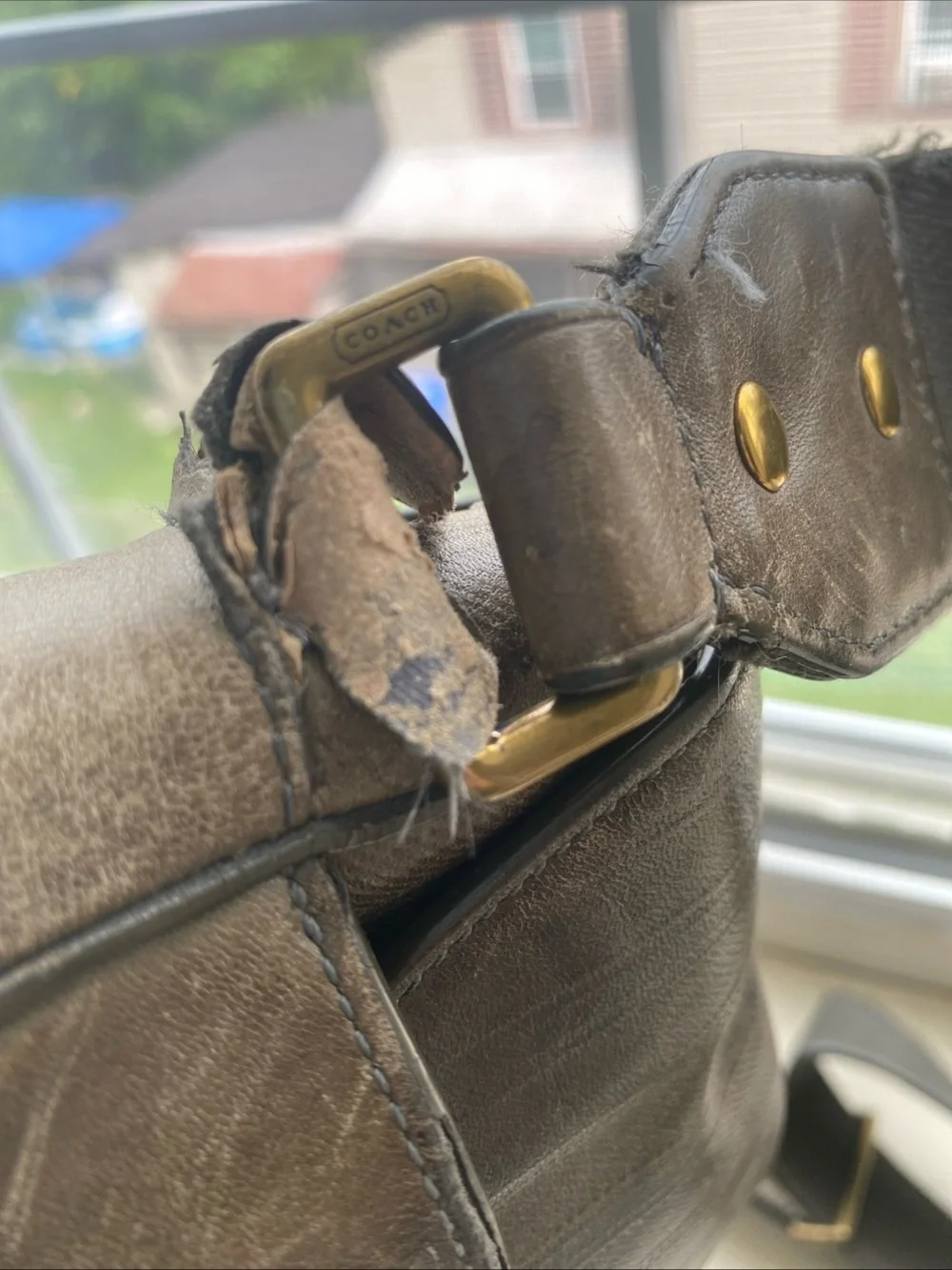 Coach messenger flap