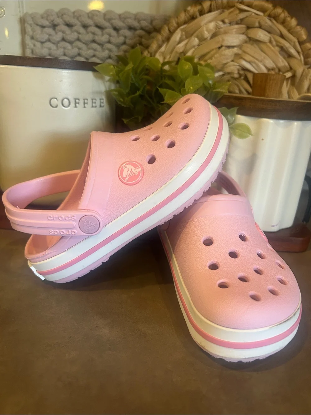 Crocs Crocband Clogs Ballerina Pink Sz C9