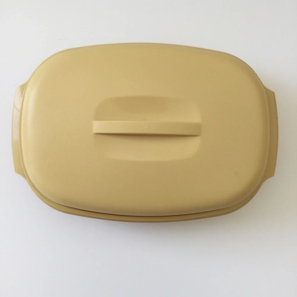 Vintage Tupperware Multi Server Steamer Bowl Set Harvest Gold