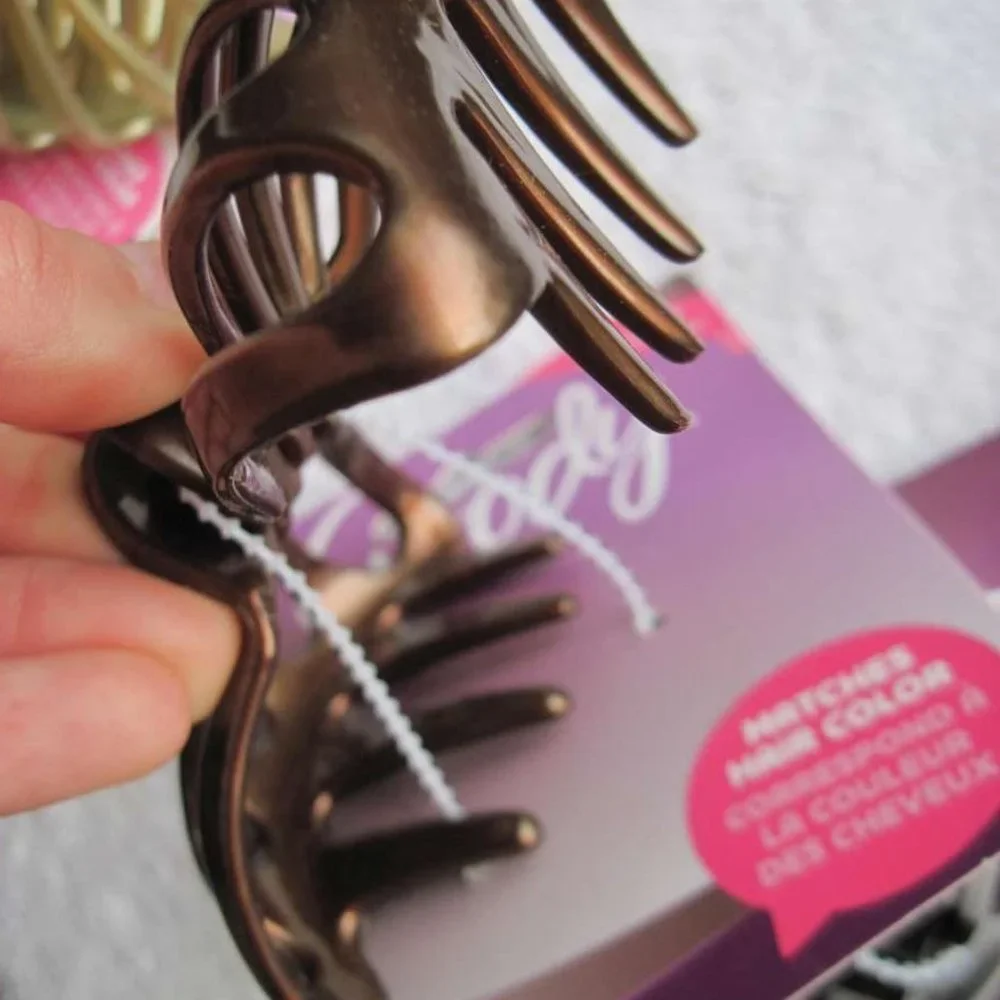 Goody Large Claw Clip Hair Jaw Spider Sea Shell Blonde Brunette Color Collection