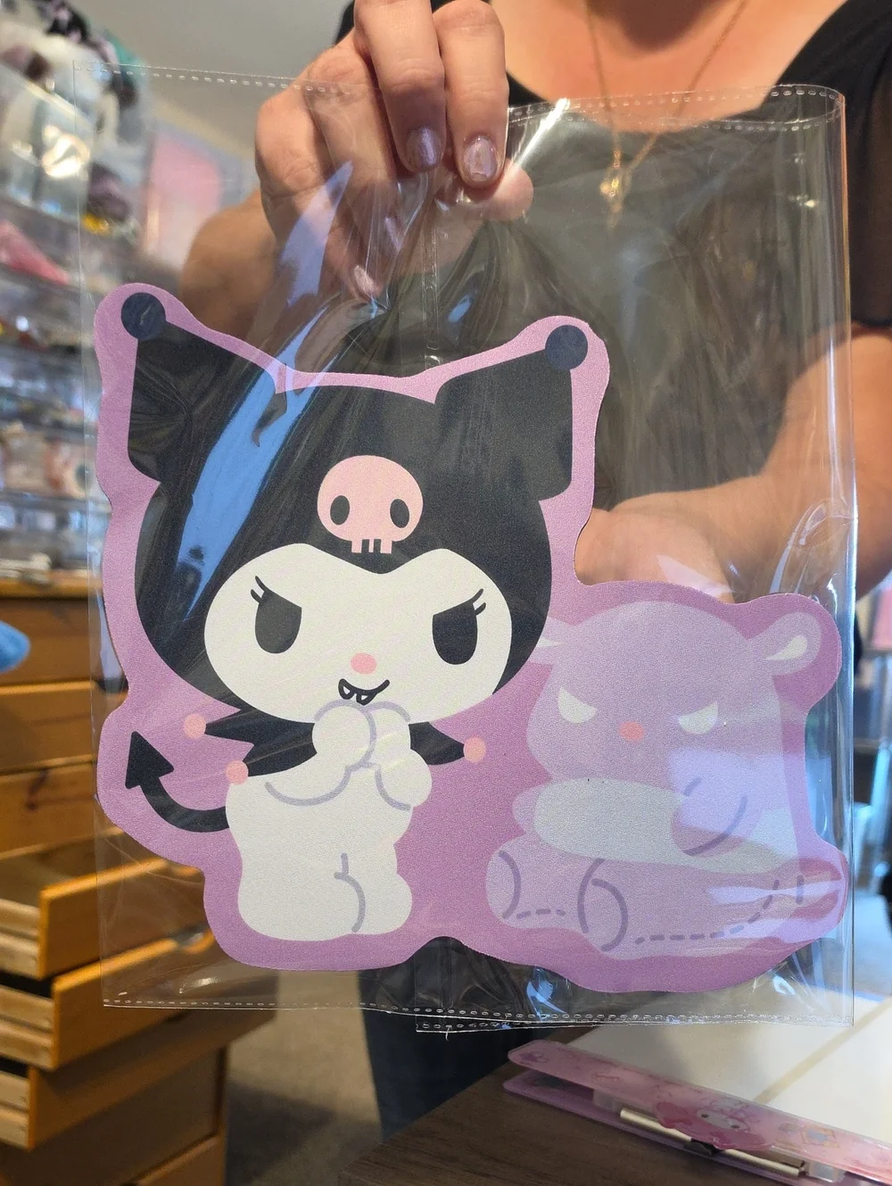#2713 Kuromi Mouse pad neoprene