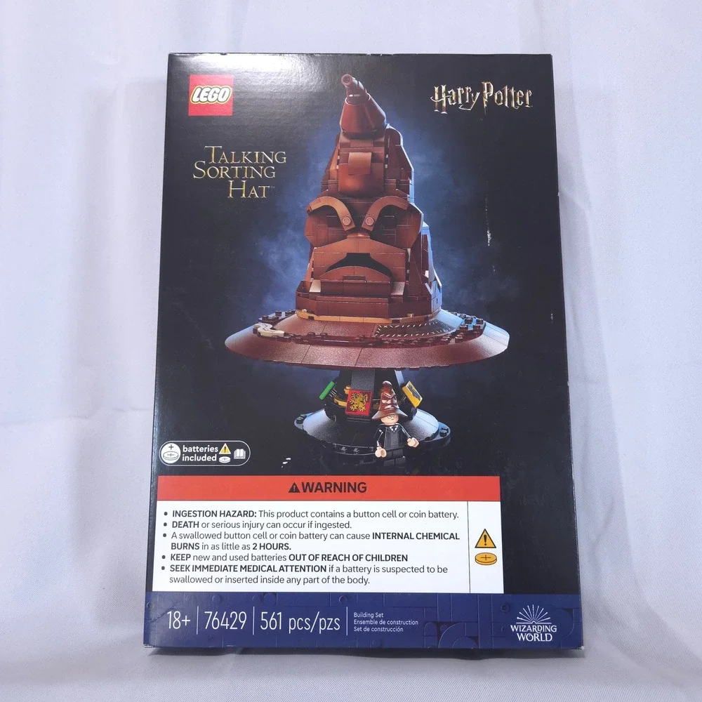 LEGO Harry Potter 76429 Talking Sorting Hat with Voice Effect‎ with Box & manual