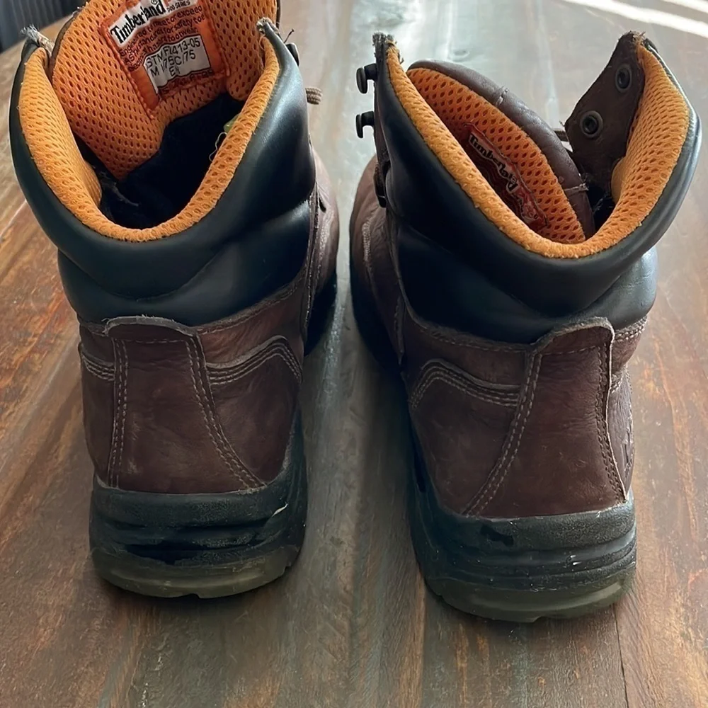 Timberland Pro series steel toe boots sz8