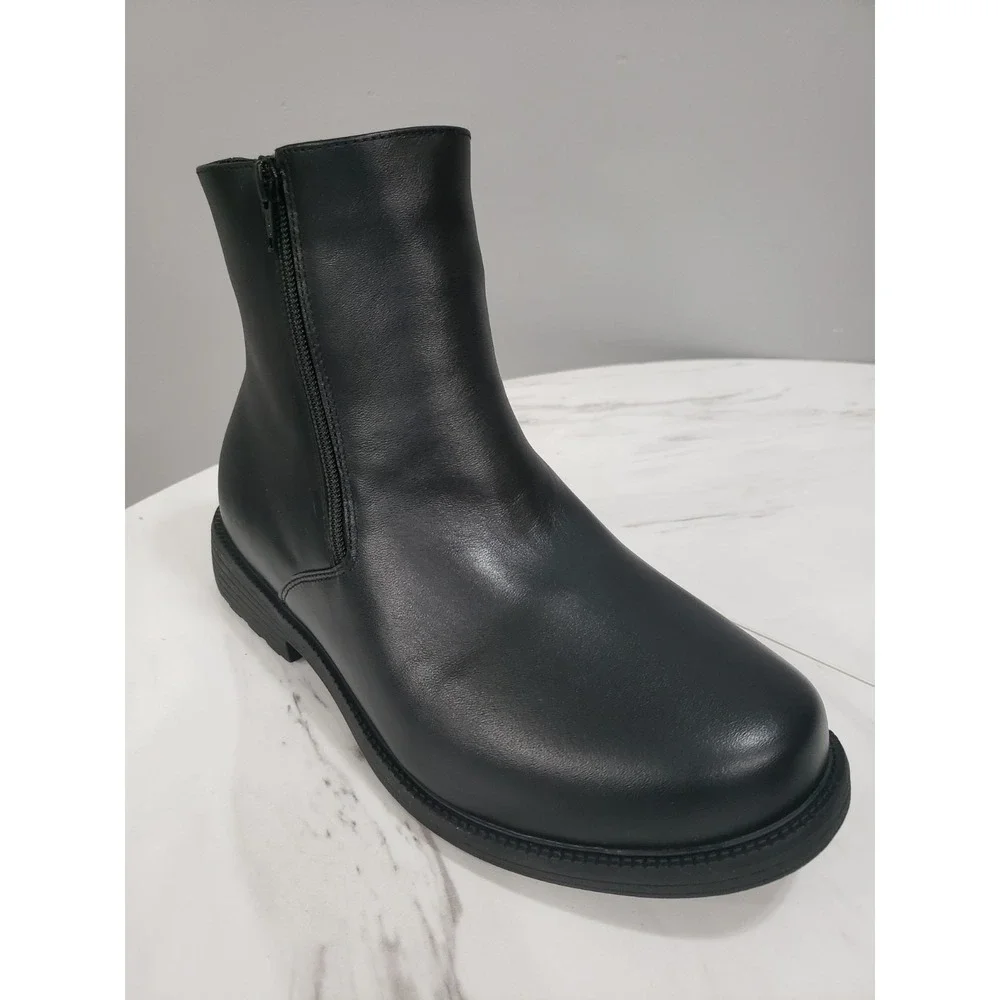 NEW NO‎ BOX Size 10 5E EXTRA WIDE Propet Troy Men's Boots n Black MBA005L