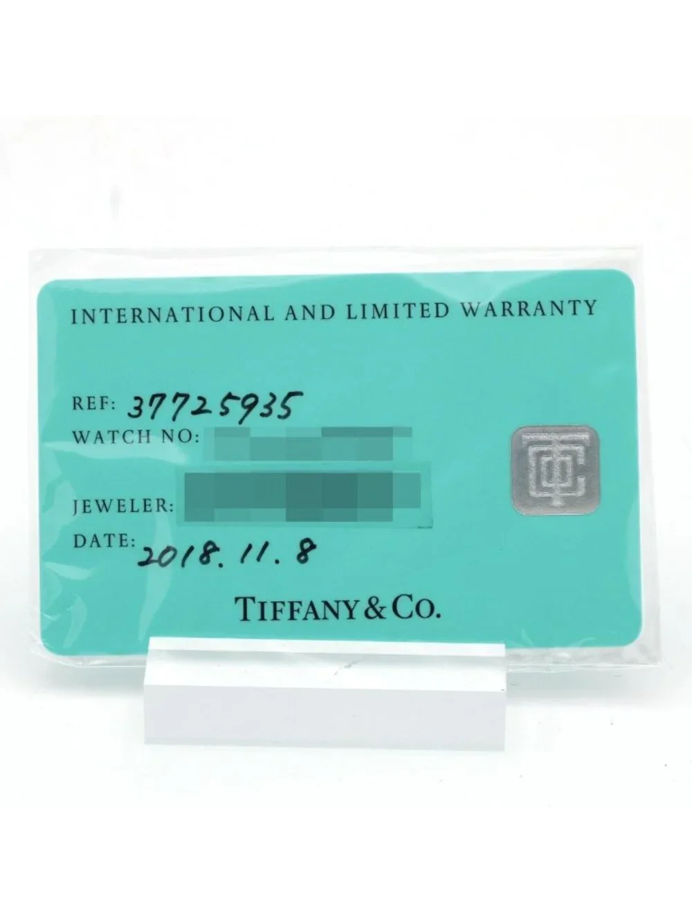 Tiffany & Co SS Automatic Winding Watch