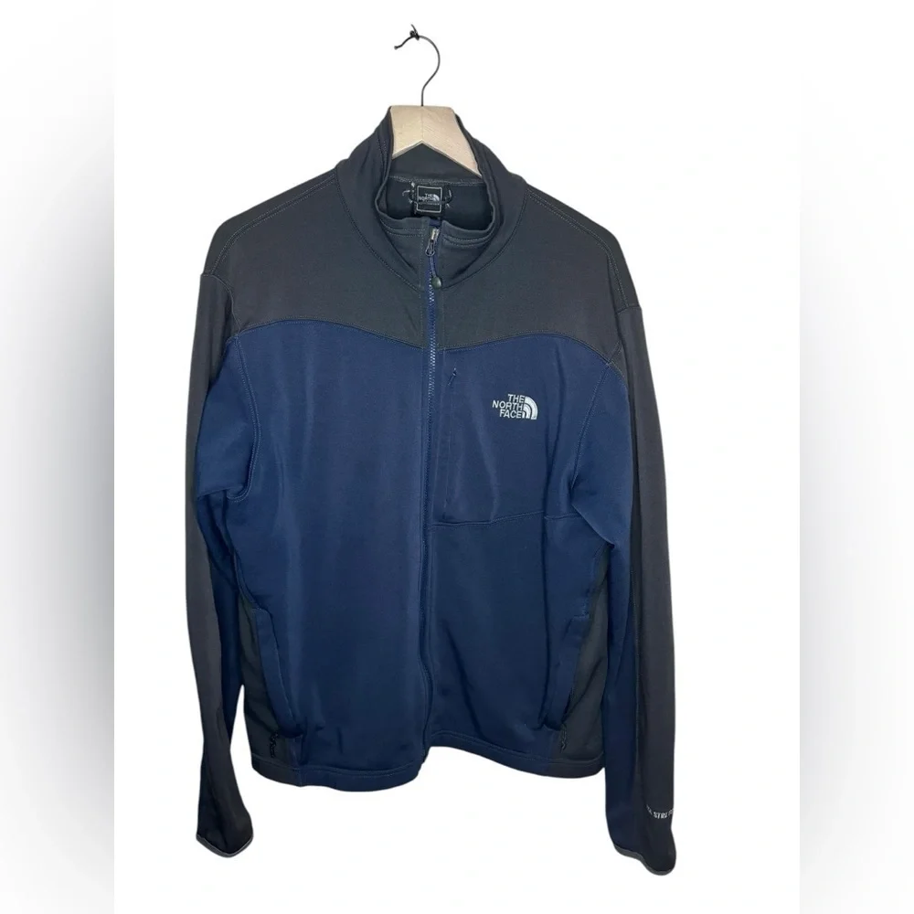 The North Face Soft Shell Jacket Mens Size L Blue Grey