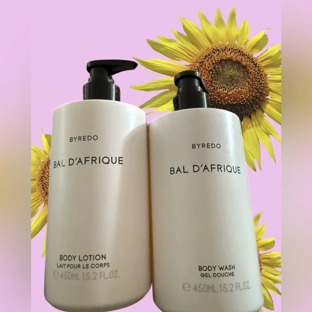 Byredo D'Afrique Body Lotion Jumbo 450ml and 450ml body wash  New but no box