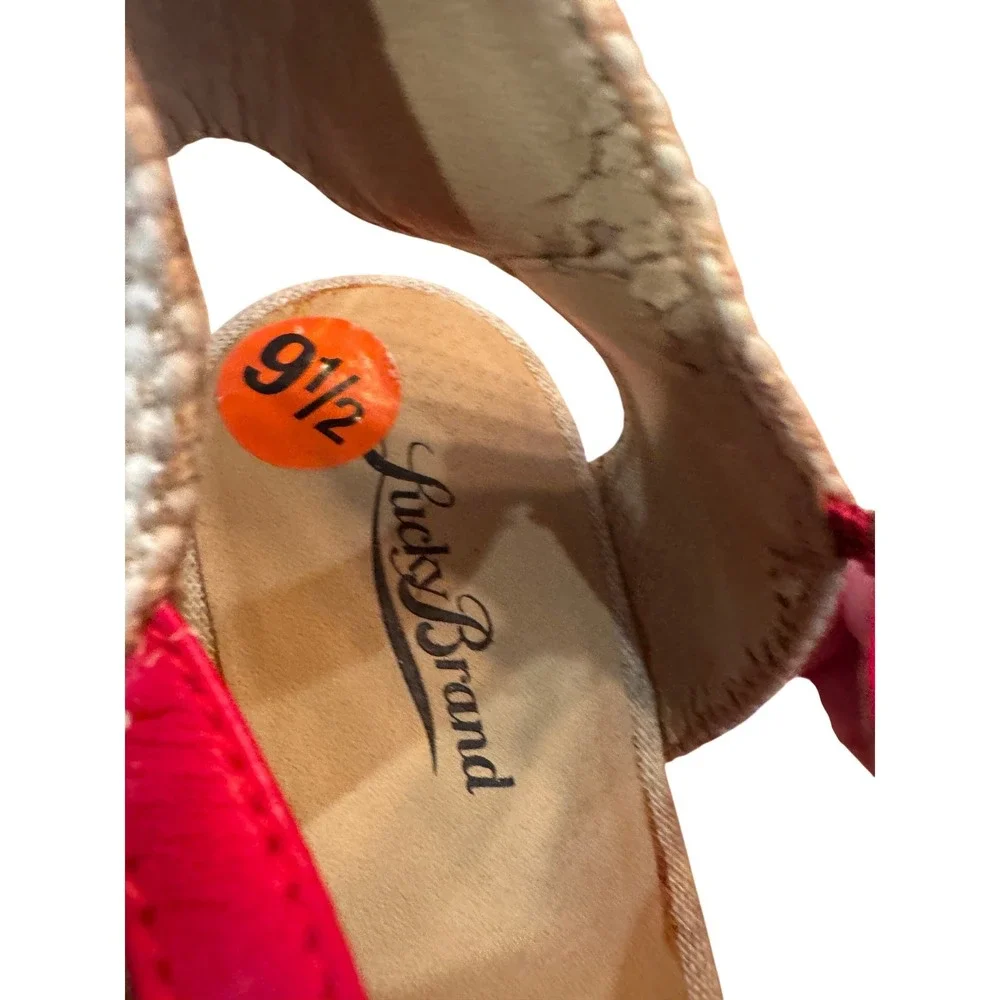 Lucky Brand boho questions red