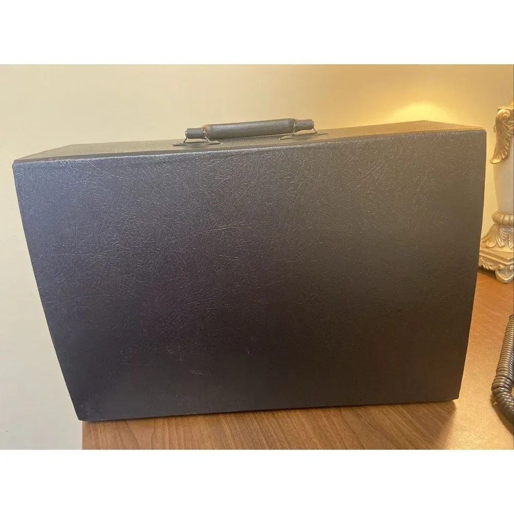Vintage Portable Expanding File Box WILSON JONES Paper‎ File Accordion 23576