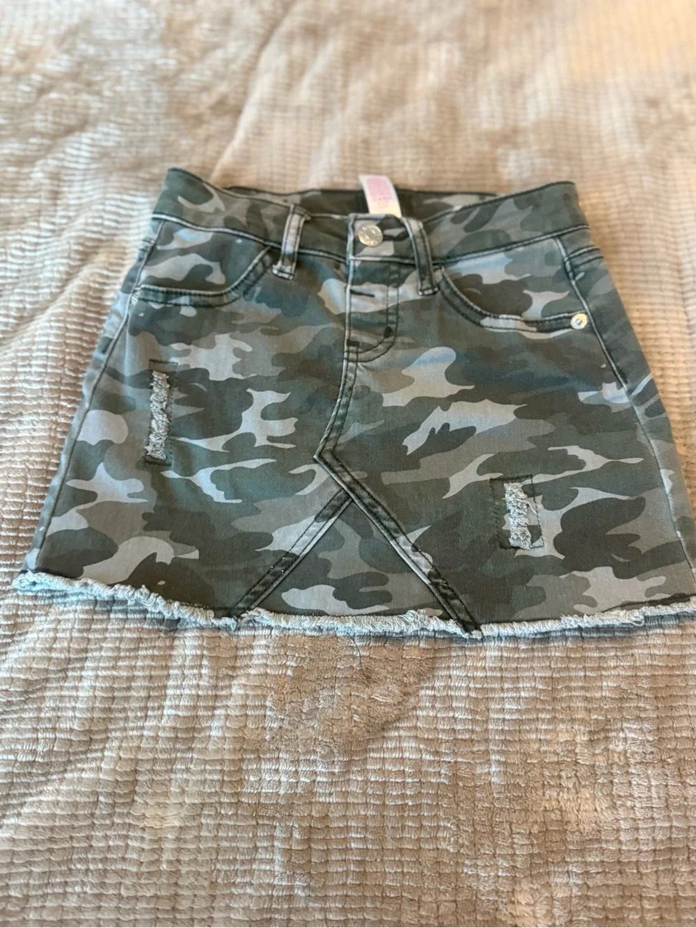 Girls size 7 Justice Skirts with built in shorts- bundle of 3